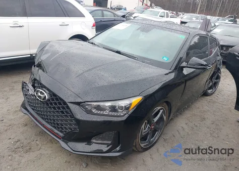 2019 Hyundai Veloster Turbo из США, поврежденный, VIN KMHTH6AB9KU006945